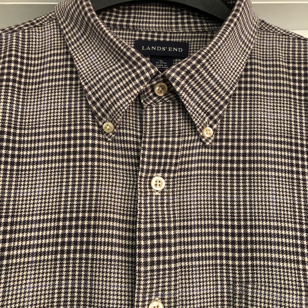 Lands End flannel shirt